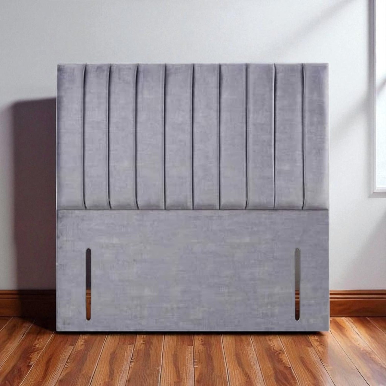 Modern Vertical Line Upholstered Headboard